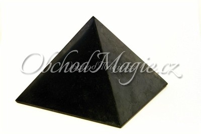 Pyramidy-PYRAMIDA, ŠUNGIT, leštěná, 15 cm