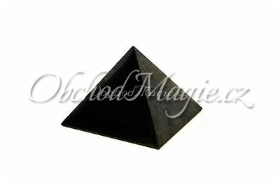Pyramidy-PYRAMIDA, ŠUNGIT, leštěná, 4 cm