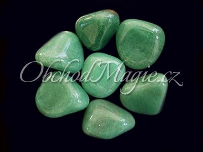 Tromlované kameny-Avanturín zelený tromlovaný XL