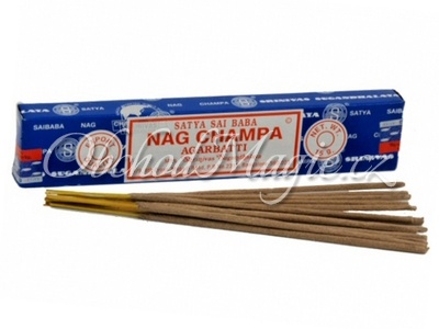 Nag Champa-Satya Nag Champa vonné tyčinky Indie 40g