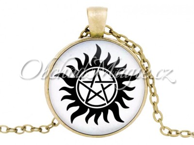 Amulety ochrana -Sluneční pentagram amulet