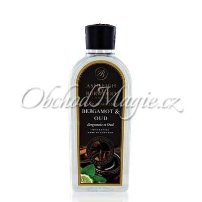 Náplně do lamp-Náplň do parfémové lampy BERGAMOT & OUD 500 ml 